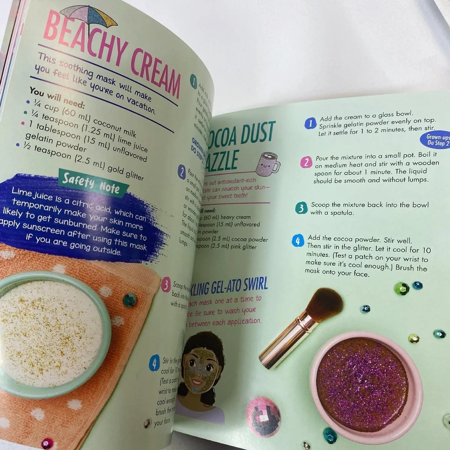 Klutz Make Your Own Glitter Face Masks