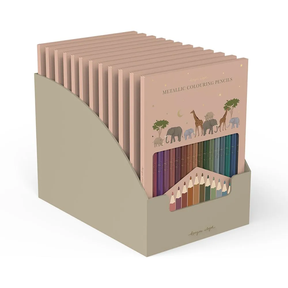 Konges Sljd Metalic Colouring Pencils 12pcs