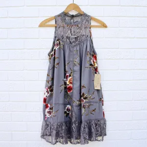 Lace Gypsy Dress in Shadow