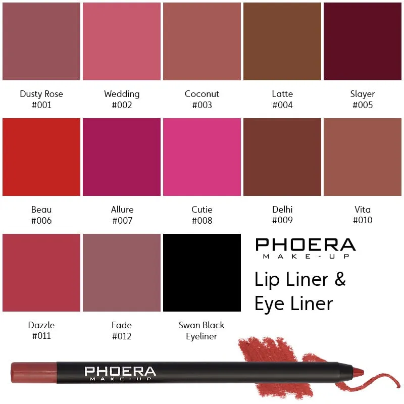 Lip Liner Pencil - 11 Colors