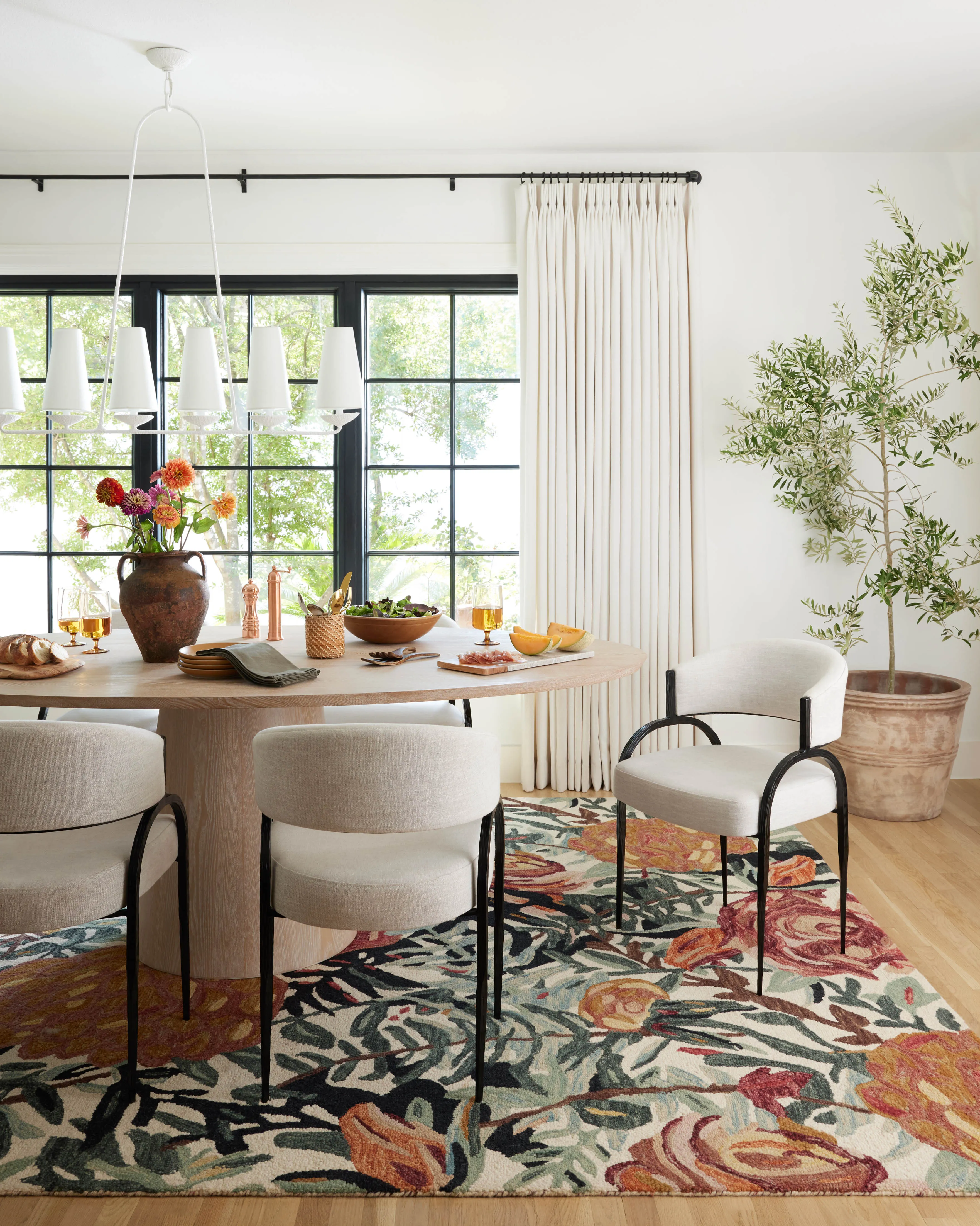 Loloi Belladonna Ivory / Lagoon Rug