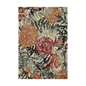 Loloi Belladonna Ivory / Lagoon Rug