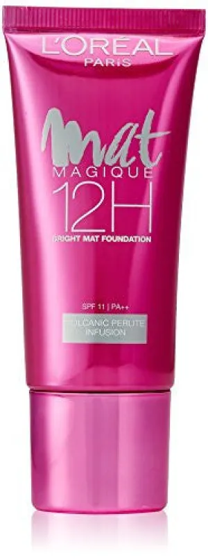 L'Oreal Paris Mat Magique 12H Mat Foundation, G1, 30g