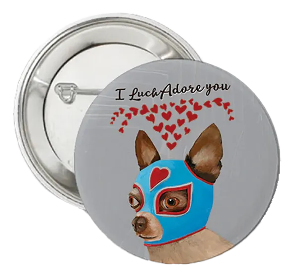 Luchadore Pin