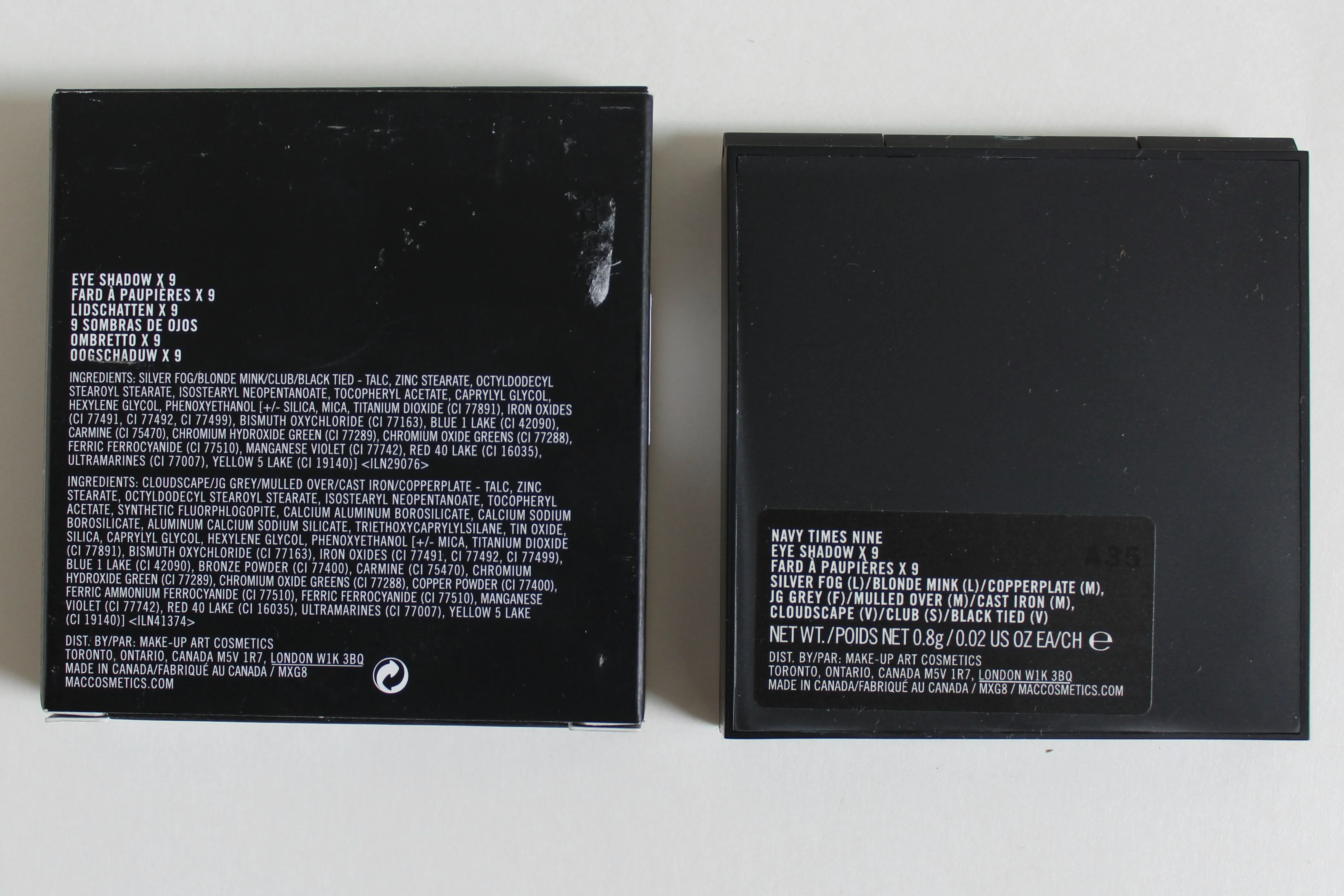 Mac Eye Shadow X9 Navy Time Nine