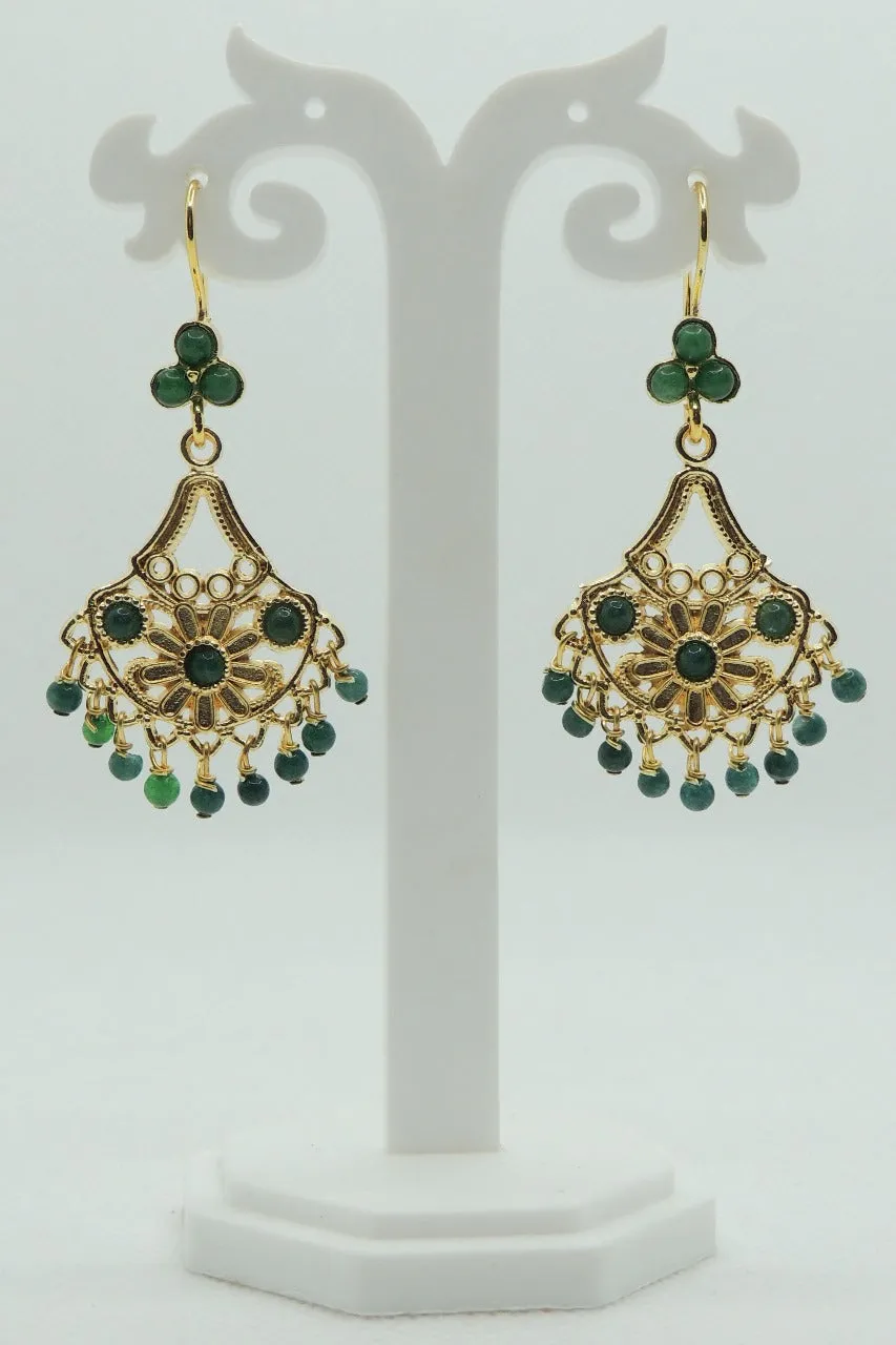 Maya Earrings In Green