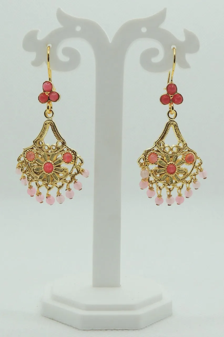 Maya Earrings In Pink