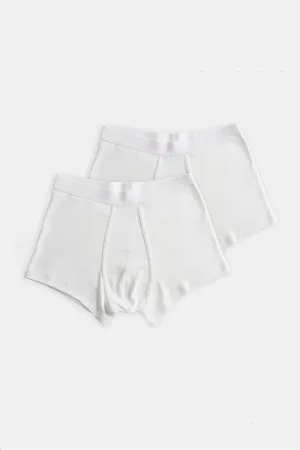 Men's Trunks 2 pack - White