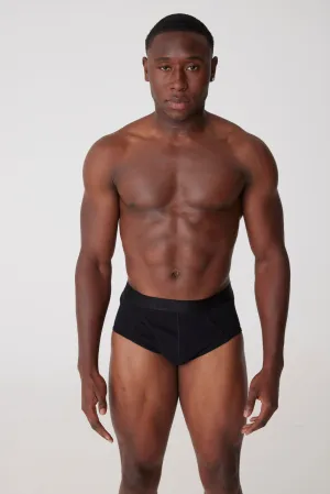 Men's Y Fronts 2 Pack - Black