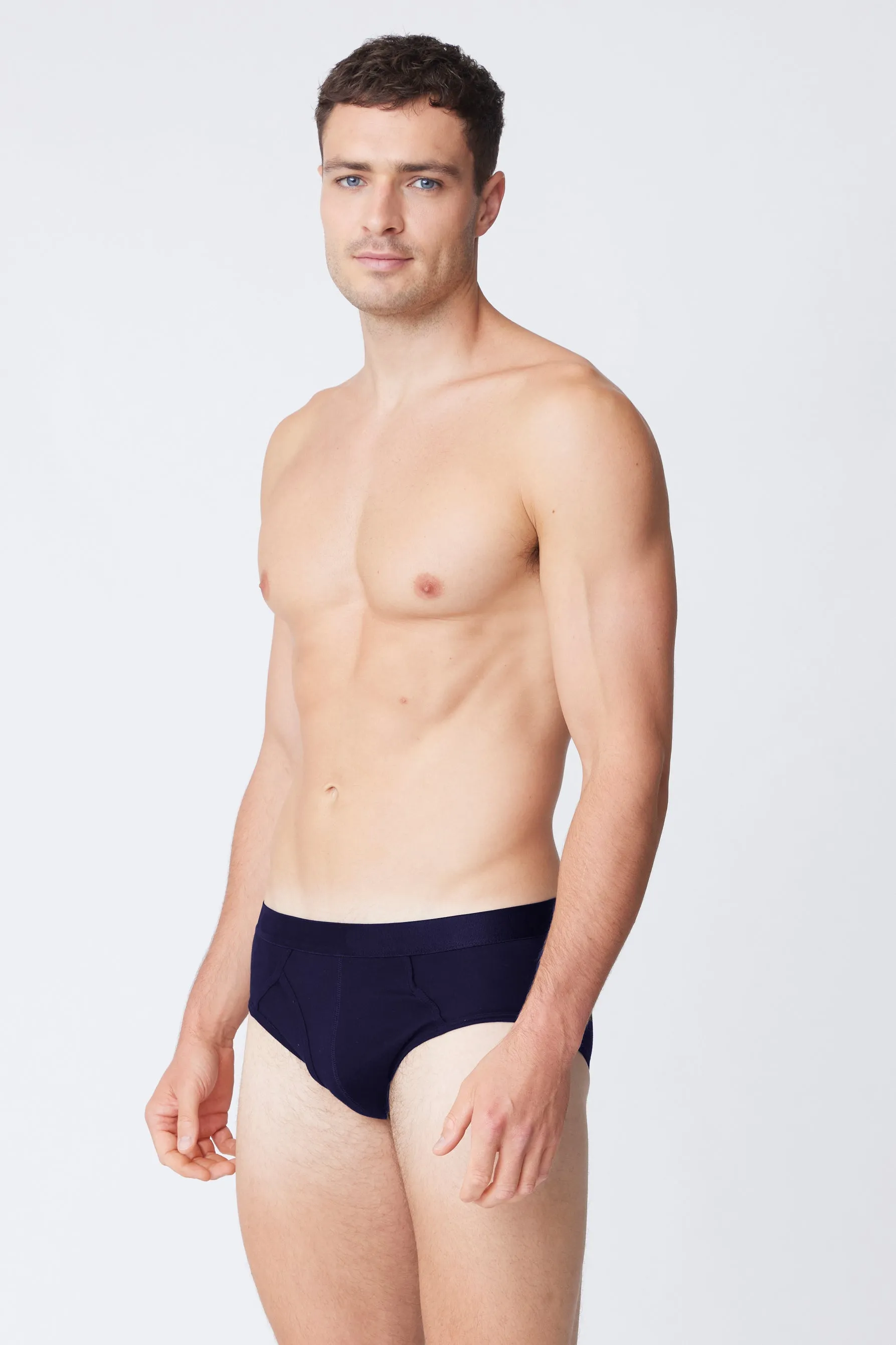 Men's Y Fronts 2 Pack - Navy