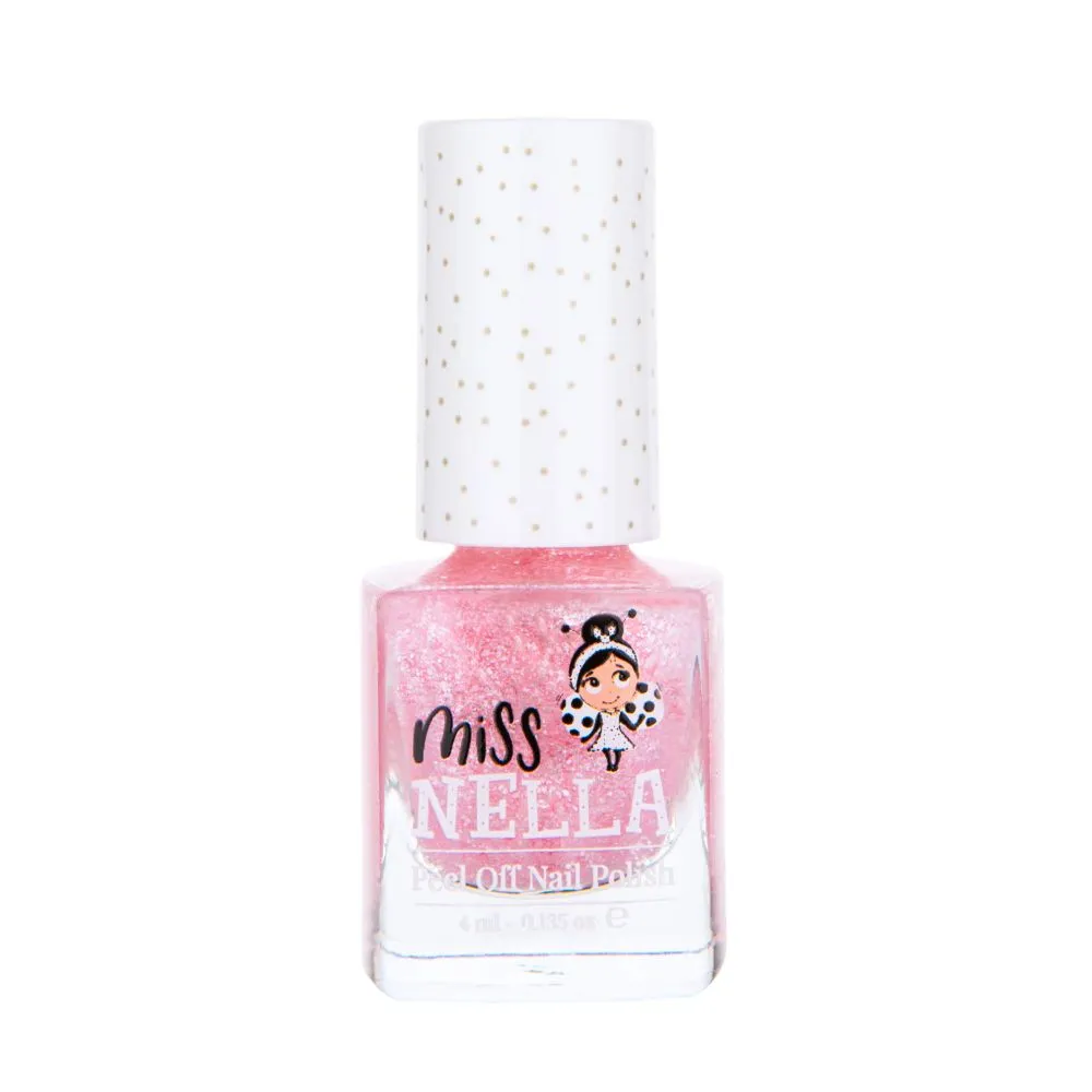 Miss Nella Peel Off Nail Polish - Itsy Glitzy Hippo