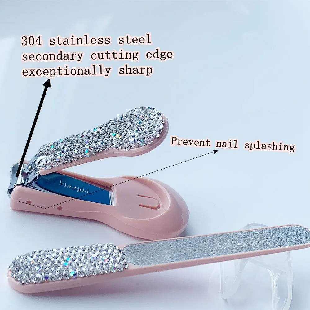 Nail Clippers Anti-Splash Household Large Nail Clipper Set Extra Large Nail Clipper Eyebrow Trimmer Set