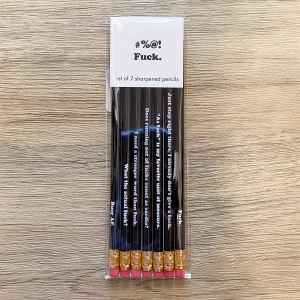 Pencil Set - #%@! Fuck