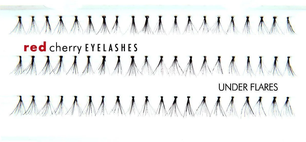 Red Cherry Lashes Under Flares
