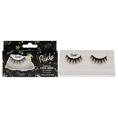 Rude - Essential Faux Mink 3D Lashes - Flatter Me