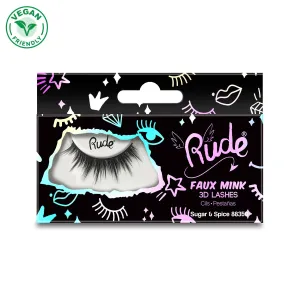 Rude - Essential Faux Mink 3D Lashes - Sugar & Spice