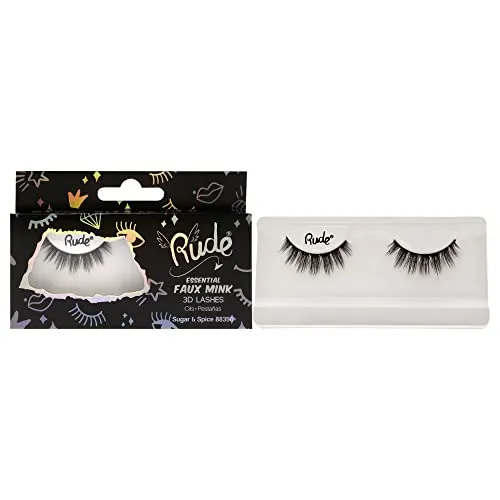 Rude - Essential Faux Mink 3D Lashes - Sugar & Spice