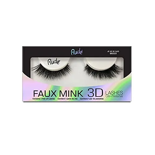Rude - Faux Mink 3D Lashes - Je Ne Se Quoi