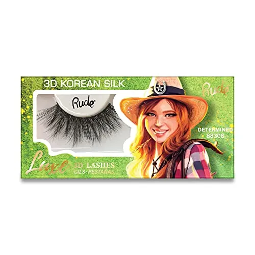 Rude - Luxe 3D Korean Silk Lashes - Determined