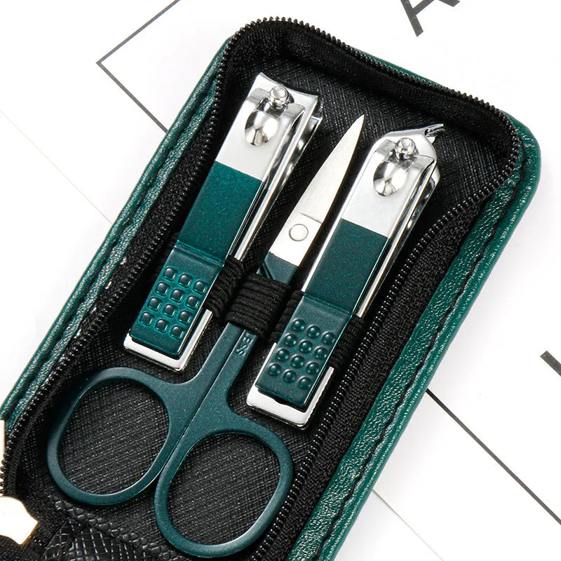Set of 6-Piece Manicure Nail Beauty Tool Set Advanced Nail Clippers Nail Scissors