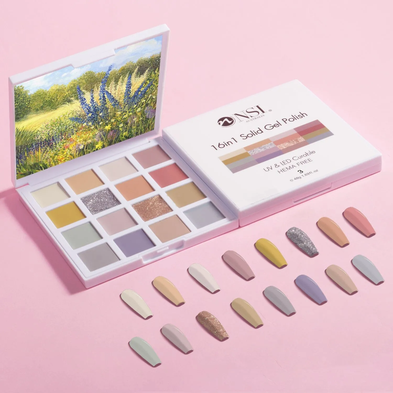Solid Gel Polish 16in1 Colour Palette