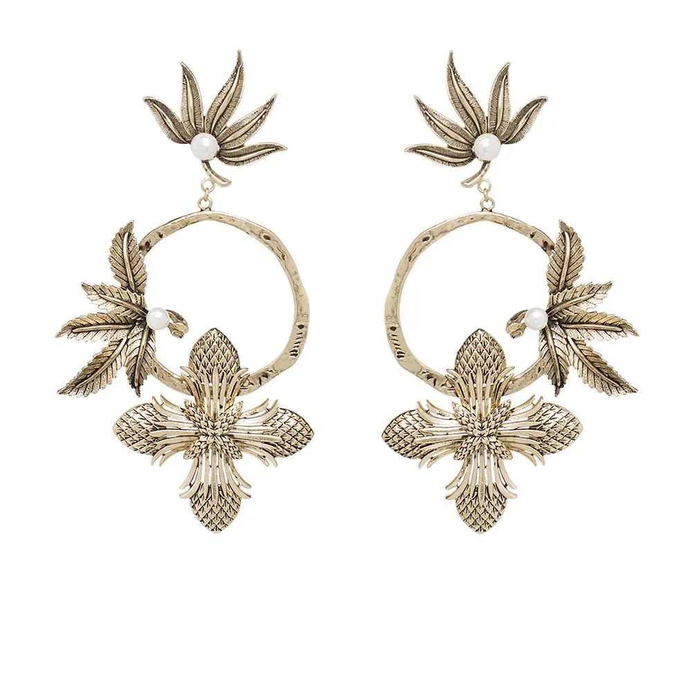 The Aerialist Gold Earrings