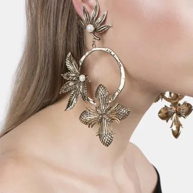 The Aerialist Gold Earrings