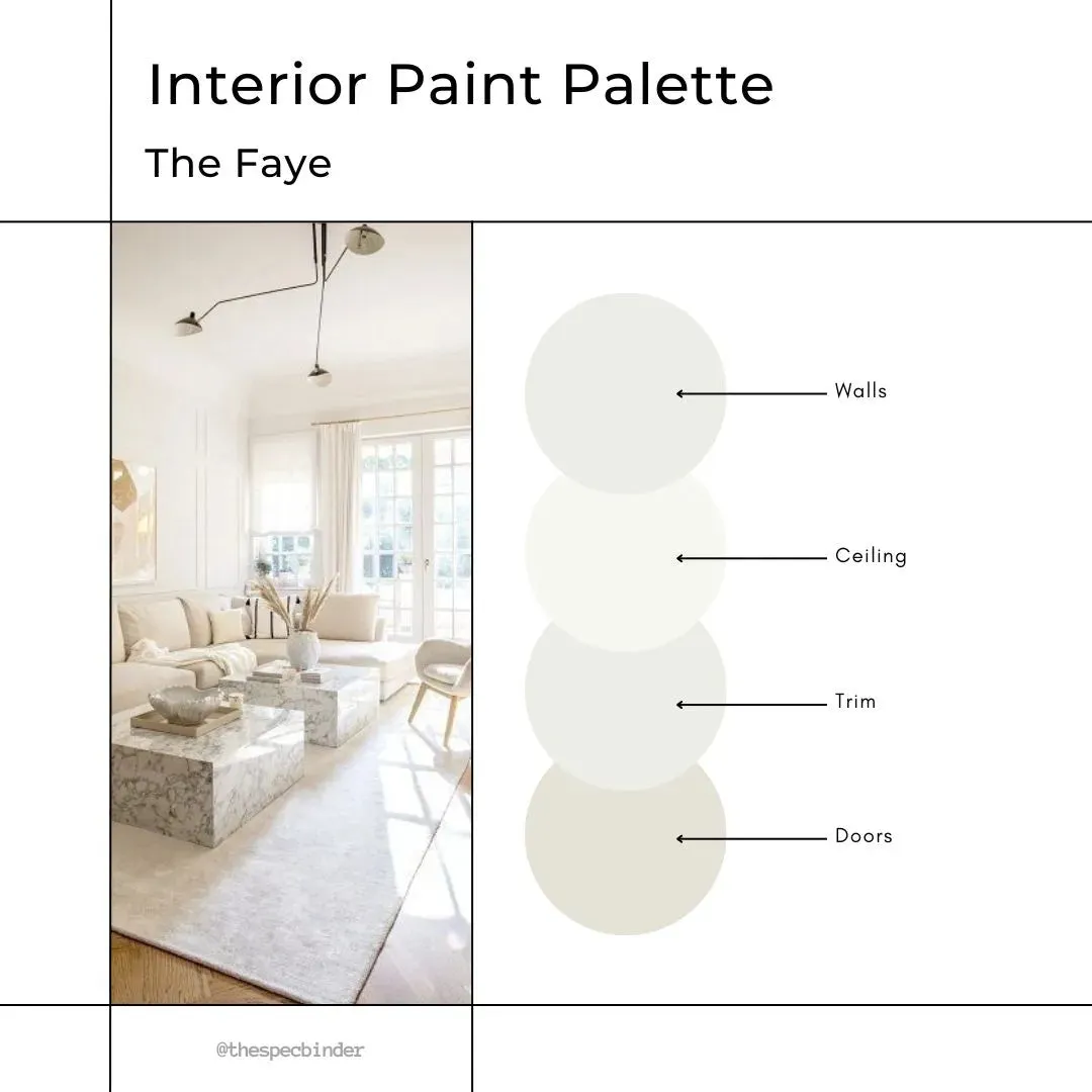 The Faye Interior Paint Palette