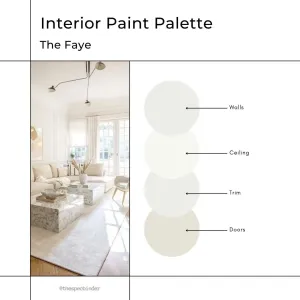 The Faye Interior Paint Palette