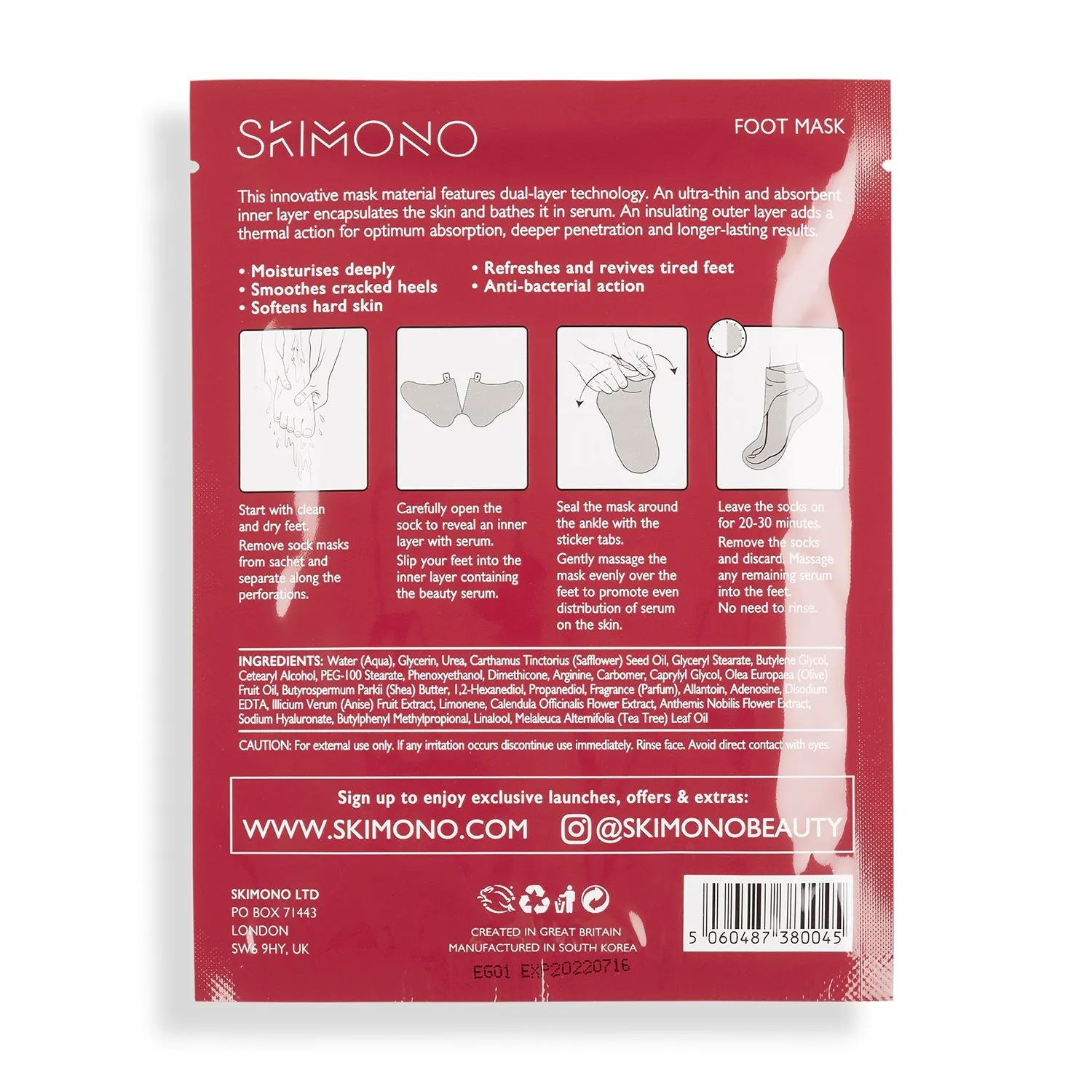 Total Conditioning  Foot Mask