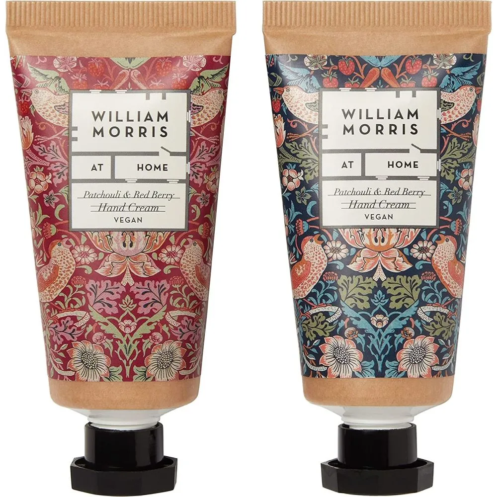 William Morris at Home 30ml Patchouli & Red Berry Hand Care Duo Bag Set