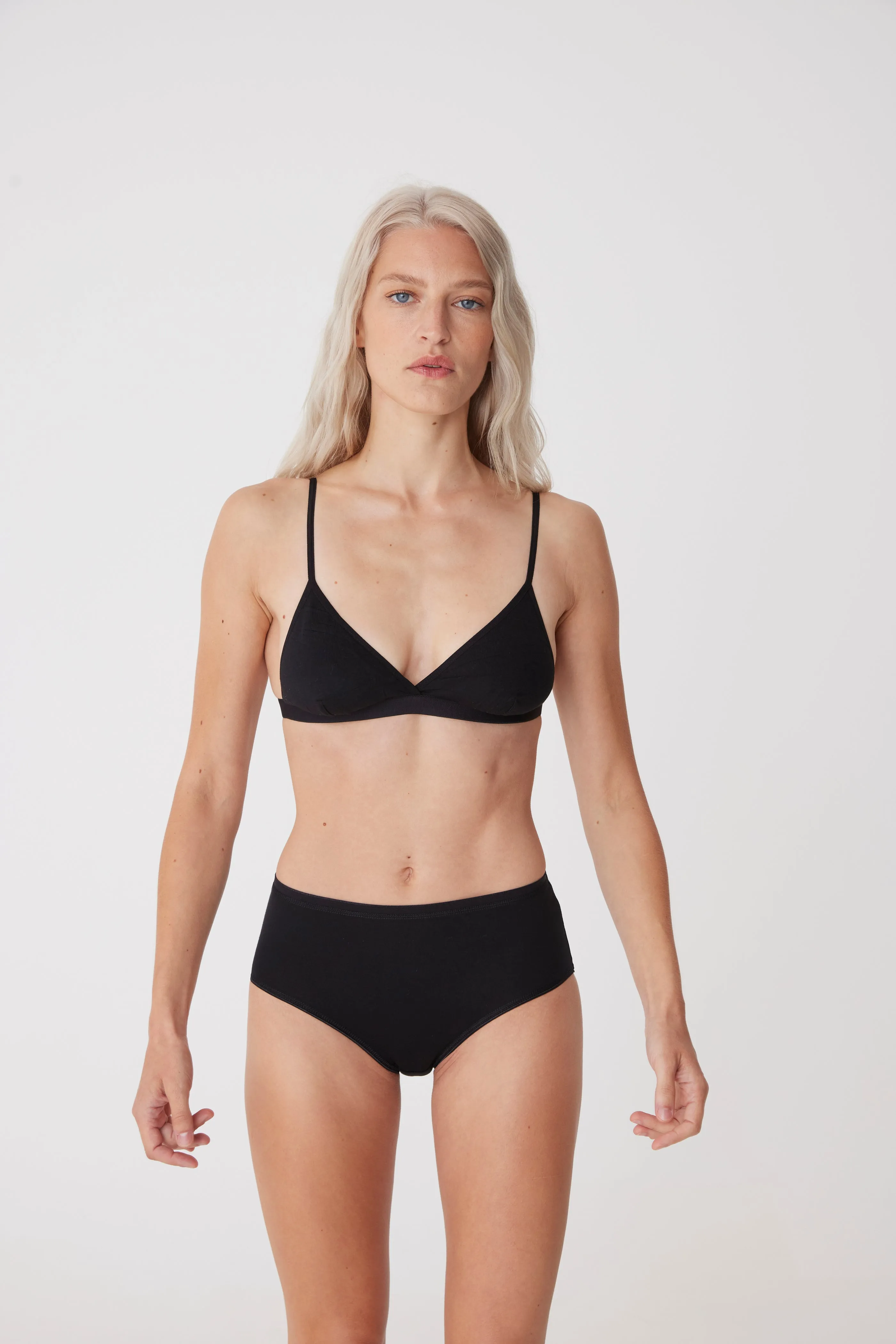 Women's High Rise Brief 2 Pack - Black
