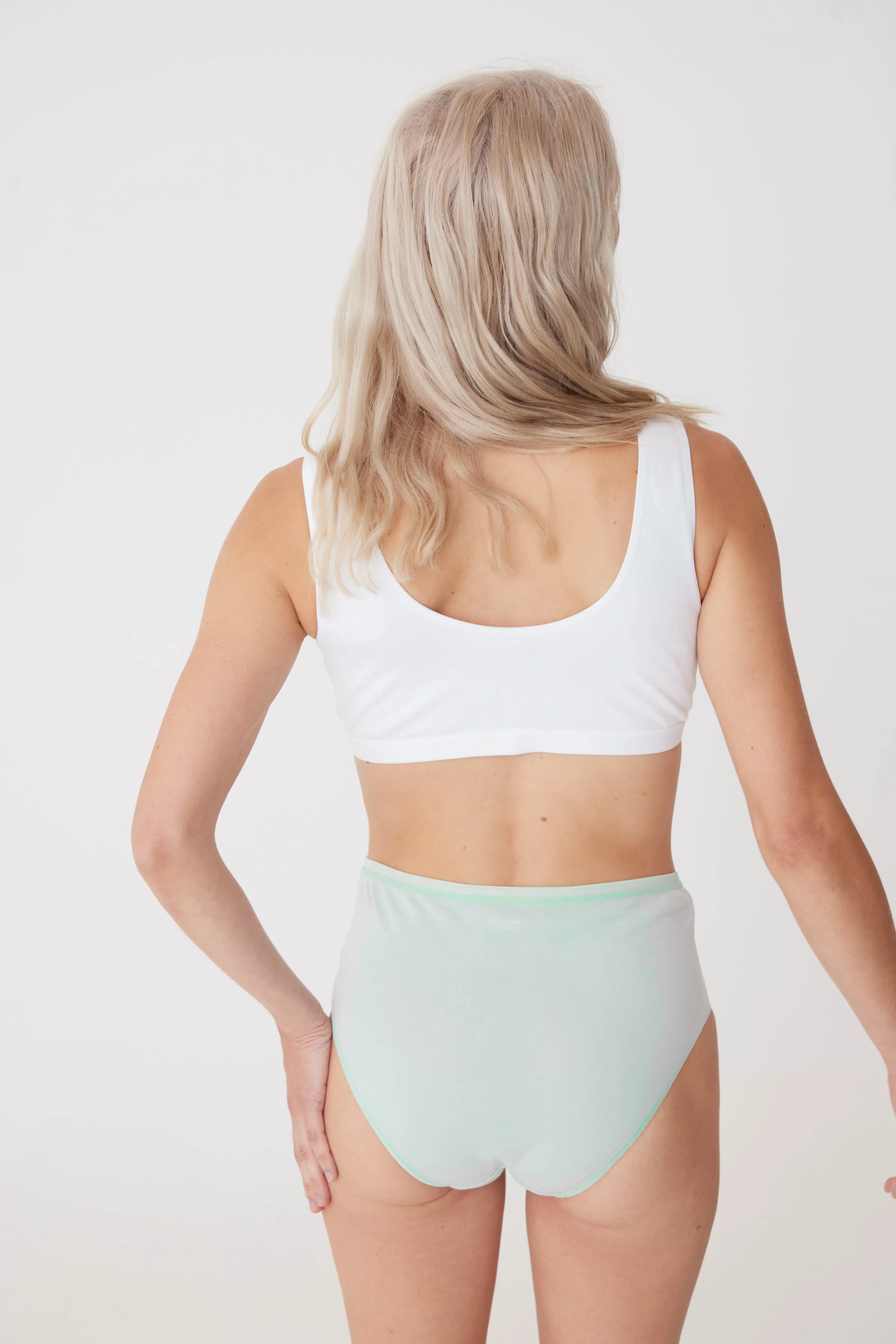 Women's High Rise Brief 2 Pack - Sage
