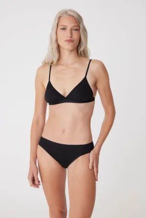 Women's Low Rise Brief 2 pack - Black