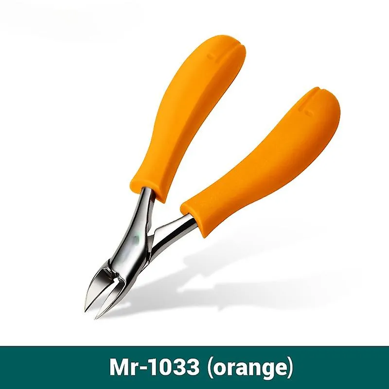 Yellow Suit Nail Clippers Ingrown Toenail Cutters Pedicure Tools Anti-Splash Olecran Podiatry Paronychia Correction Manicure Tool Fa1207